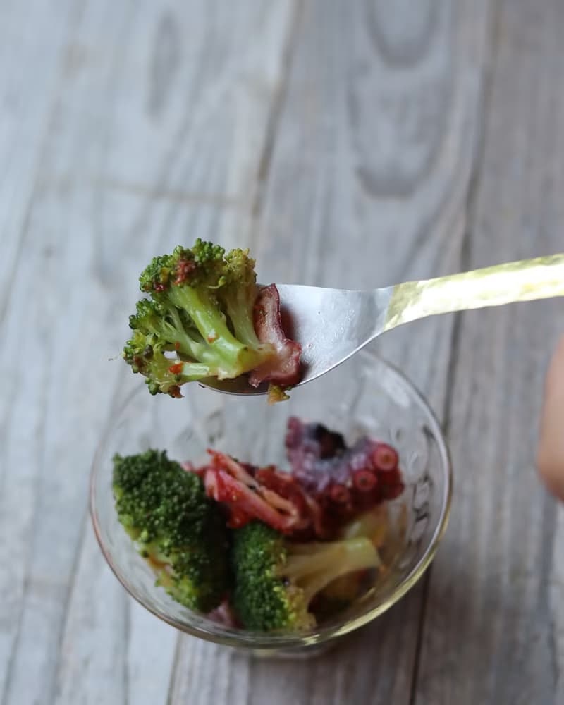 鎚目模様の真鍮レンゲスプーン