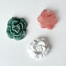 白松石|綠點石|櫻桃晶|雕花擺設 辦公室家中療癒