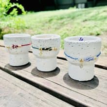 【Rose Tree】一杯好運。水晶繩結手鍊與魔法藥草香氛蠟燭