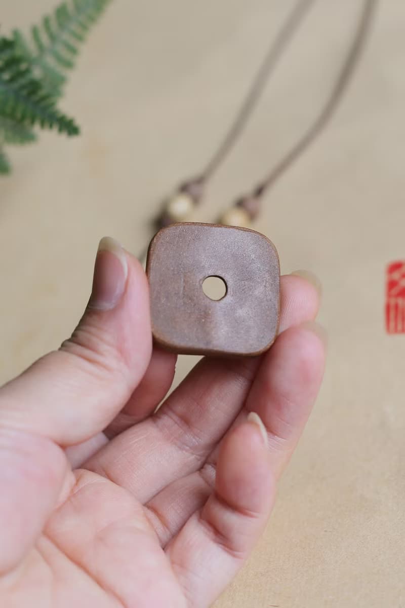 壹染指香品 | 木樨香 雙魚 平安扣項鏈 | 一物一圖