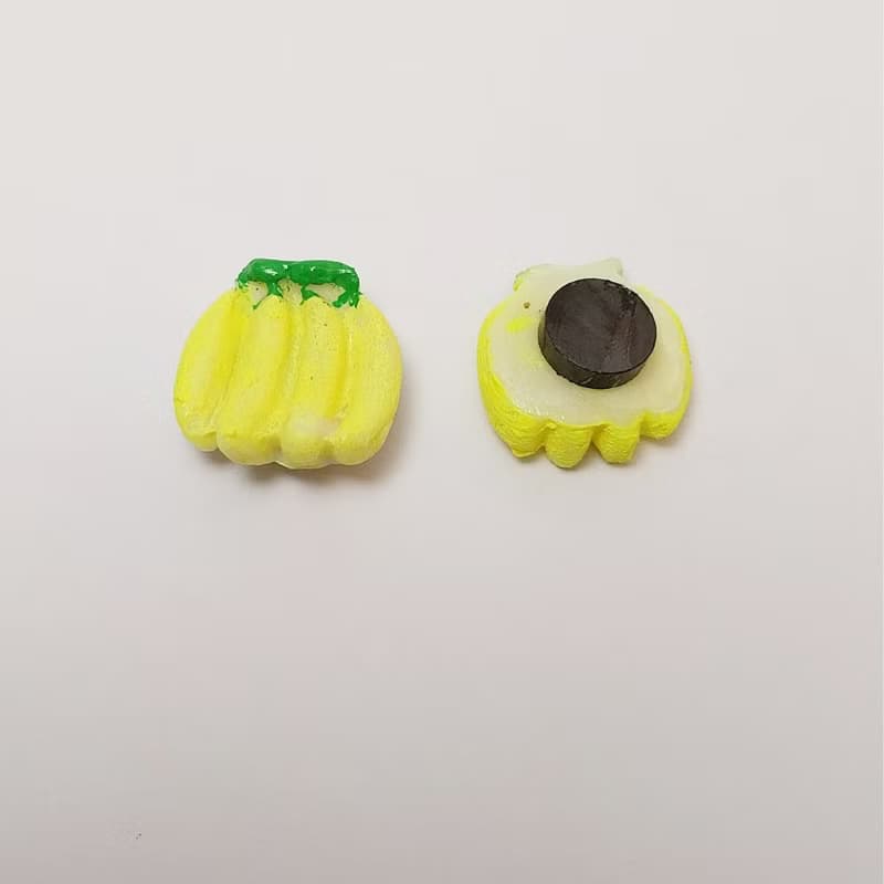 FRIDGE MAGNET BANANA YELLOW GREEN FRUIT GIFT  DECORATION