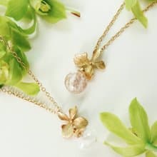 花香*  手工 金沙 夜光 琉璃 精油鍊 香氛 輕珠寶