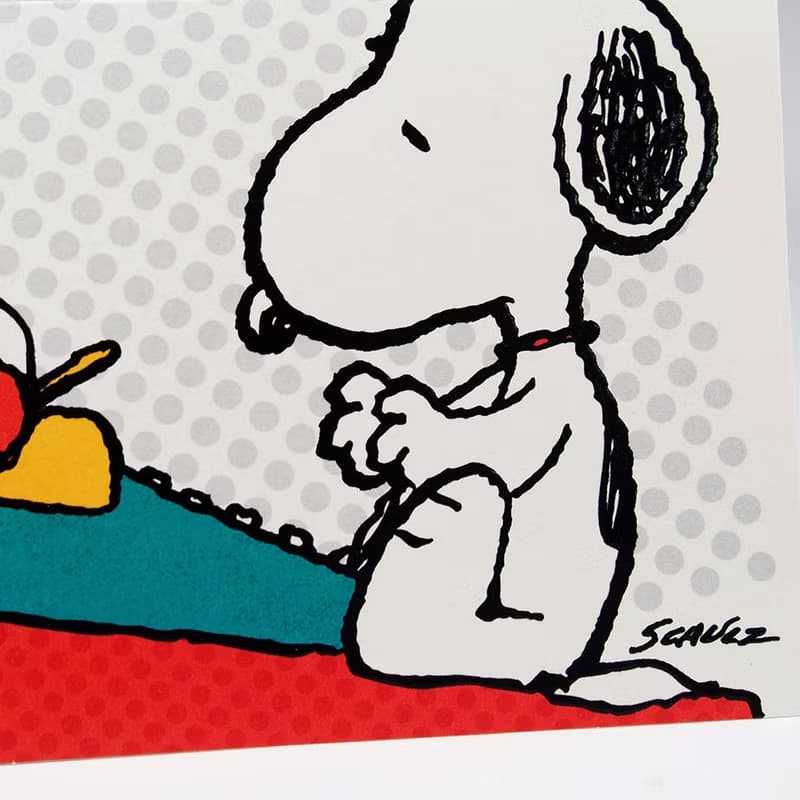 Snoopy精裝盒卡-史努比打字機【Hallmark-Peanuts 多用途】
