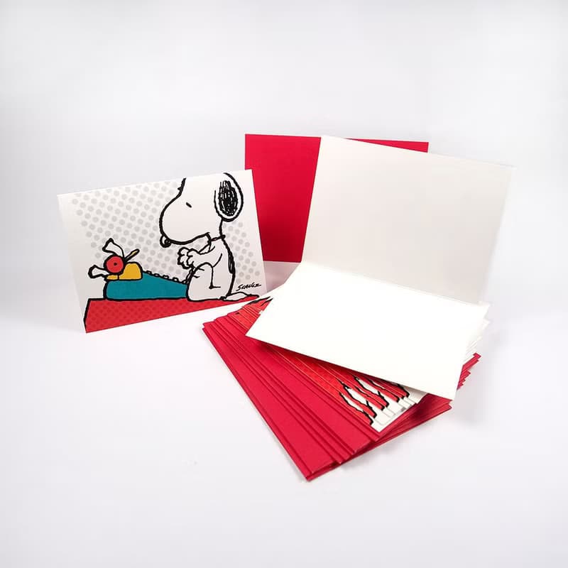 Snoopy精裝盒卡-史努比打字機【Hallmark-Peanuts 多用途】