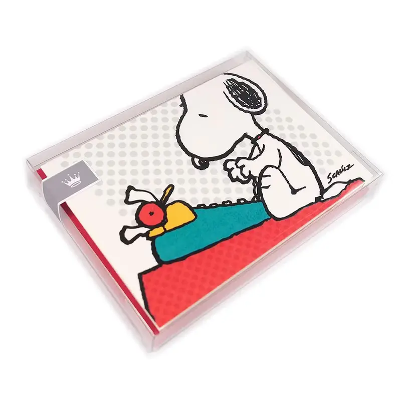 Snoopy精裝盒卡-史努比打字機【Hallmark-Peanuts 多用途】