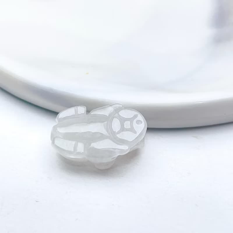 【招財神獸】冰種翡翠貔貅 | 裸石 | 天然緬甸玉翡翠A貨 | 送禮