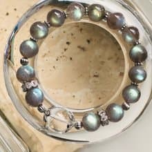 ITS-B663【設計款・一圖一物・極美拉長石】天然石水晶手鍊手環