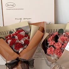 Flora Flower永生康乃馨花束-法式優雅