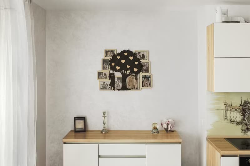 Personalized love photo frame collage Love tree Valentines day picture frame