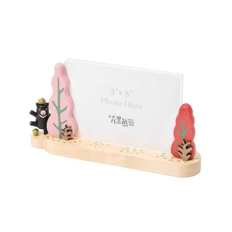 【台灣黑熊】來趣找黑熊 3X5吋相框 辦公文具 居家裝飾