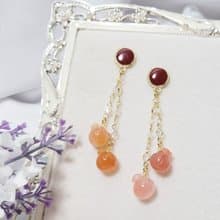 瑪瑙 福袋 錢袋 紅運當頭 四四順利 招財 流蘇 耳環 單品 禮物