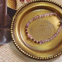 高頻超七紫牙烏手鍊 //改善磁場高頻水晶 | 天然超七骨幹水晶 |