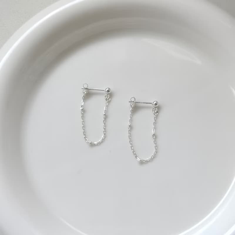 SATELLITE 無感小細珠耳環(耳夾) SV925/金/玫瑰金