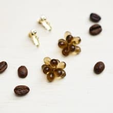 【ピアス・イヤリング】ホットコーヒー (長い)