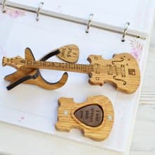 Box for guitar picks, personalized guitar pick holder, wooden engraved casket