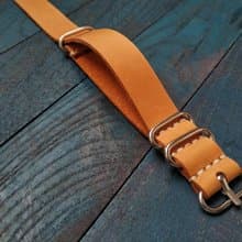 Leather watch strap, Leather Watch Band NATO, Handmade Watch Band, 18 mm, 20 mm,