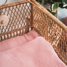 PINK MUSLIN DUVET AND PILLOW COVERS