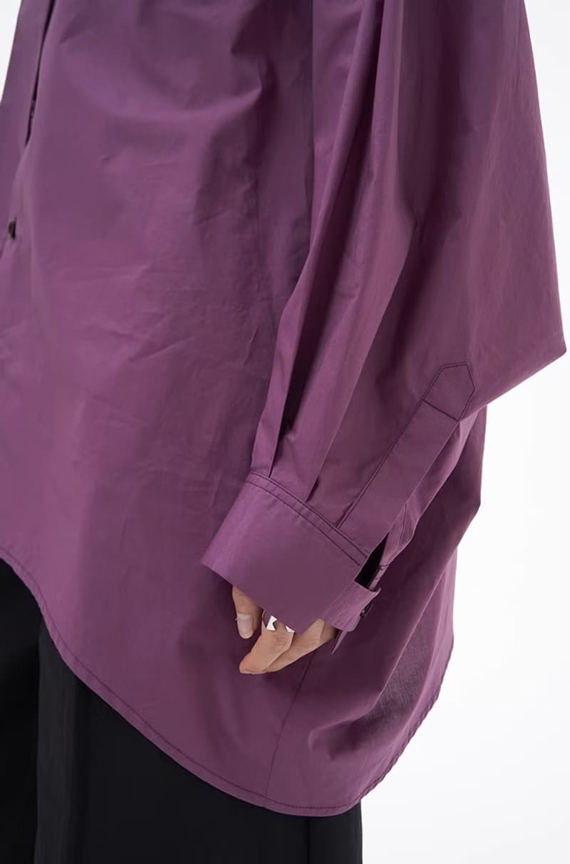 UNFETTERED 西服領不對稱襯衫
