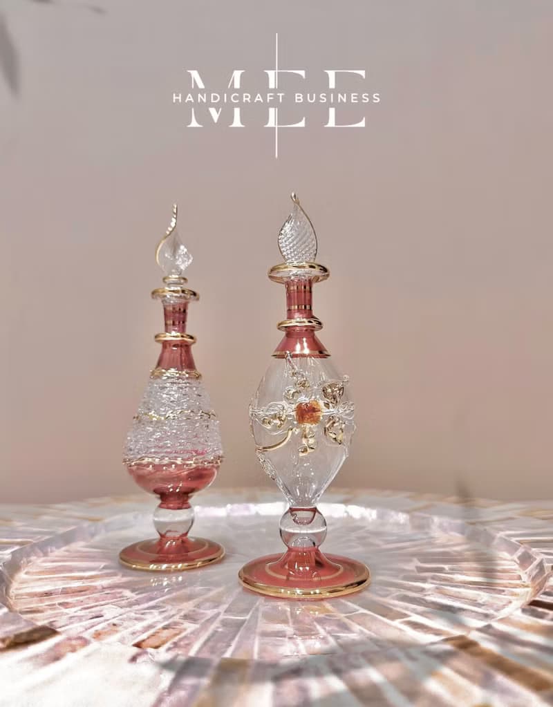 繁星花系列-手工埃及玻璃香水瓶/香精瓶/空瓶/盲盒-隨機出貨