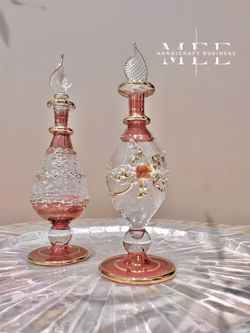 繁星花系列-手工埃及玻璃香水瓶/香精瓶/空瓶/盲盒-隨機出貨