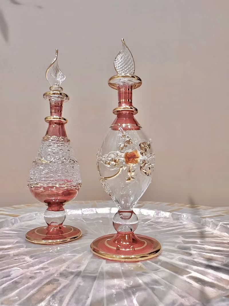 繁星花系列-手工埃及玻璃香水瓶/香精瓶/空瓶/盲盒-隨機出貨