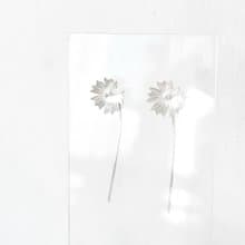 / 花見 / 格桑花925純銀耳環