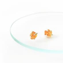 2件85折 | 芬達石原礦純銀耳環