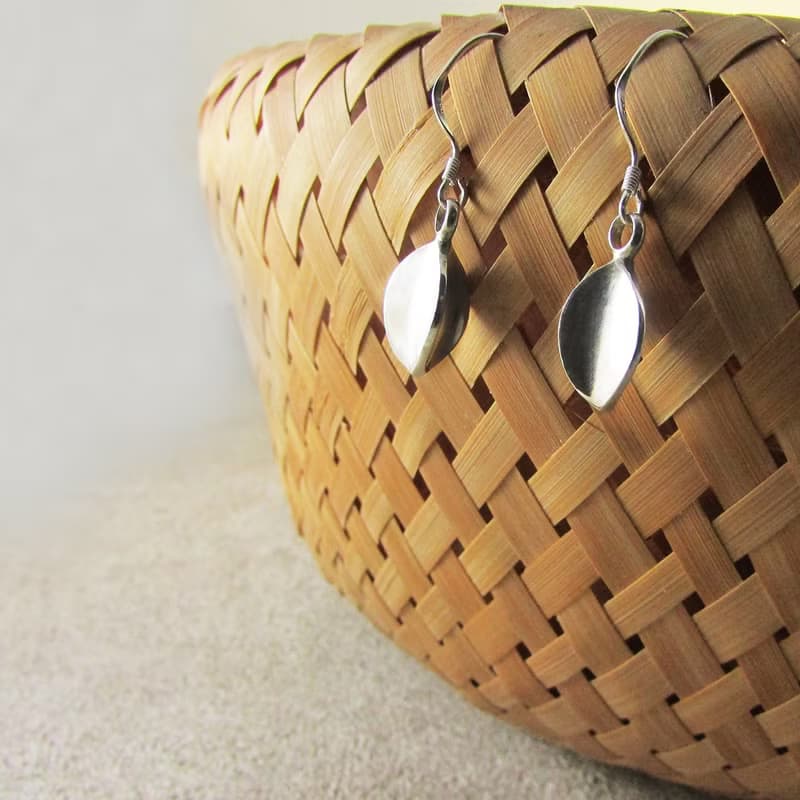 petals earring_三瓣耳環 925銀 限量 植物 花瓣 葉子