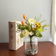 夏日的永生花自然花束小桌花