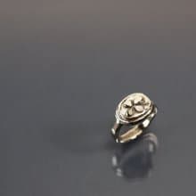 拓印系列-幸運草925銀戒