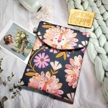 袋物系列-美國限量棉布可愛獅子款7.8吋電子書保護套-收納保護套