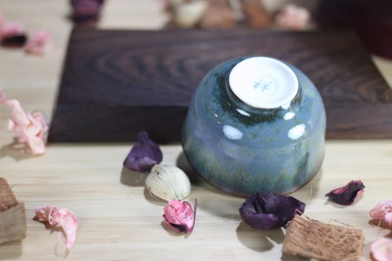 【母親節禮物】90ml 天目釉 寬口茶杯 酒杯 鶯歌名家葉敏祥作