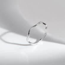 戀愛頻率。純銀戒指