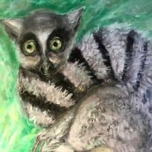 Lemur painting