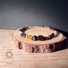 【摩登女孩/Downtown Girl】彩色虎眼石細手鍊 | 天然石 水晶手鍊