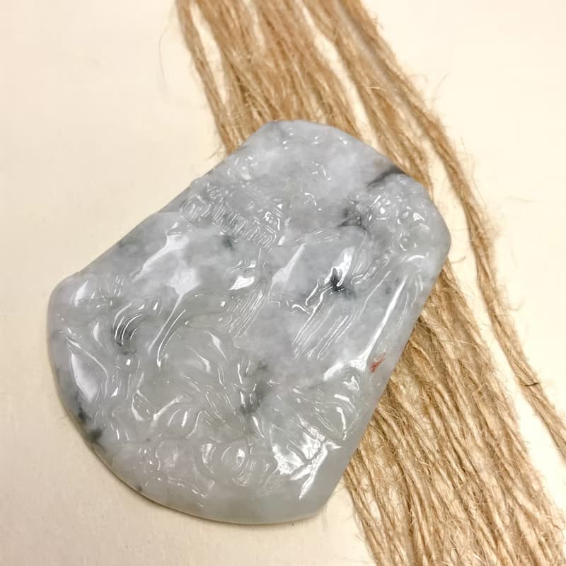 冰飄花翡翠山水牌| 天然緬甸玉翡翠A貨 | 送禮