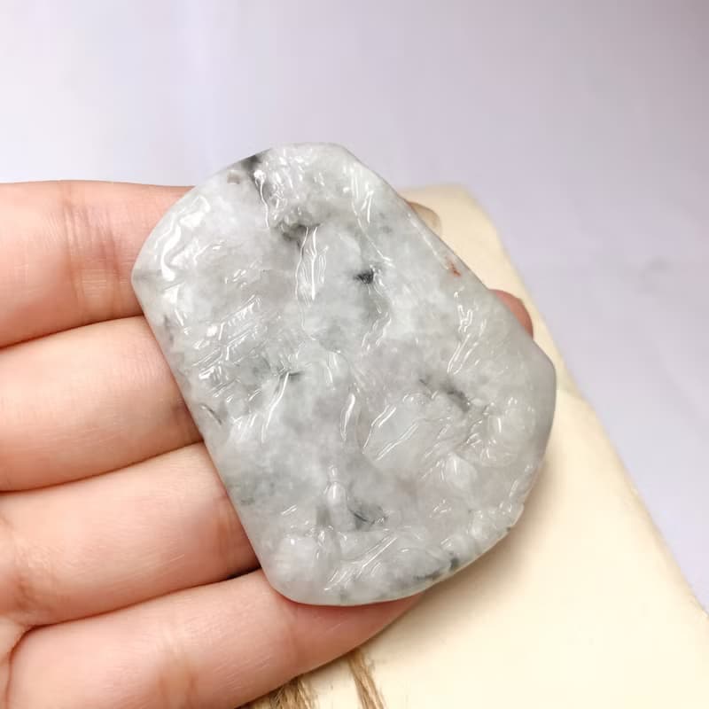 冰飄花翡翠山水牌| 天然緬甸玉翡翠A貨 | 送禮
