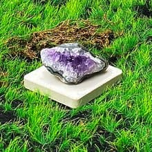 能量擺飾-天然原皮原礦幾何紫晶簇 紫水晶 財運水晶 快速出貨