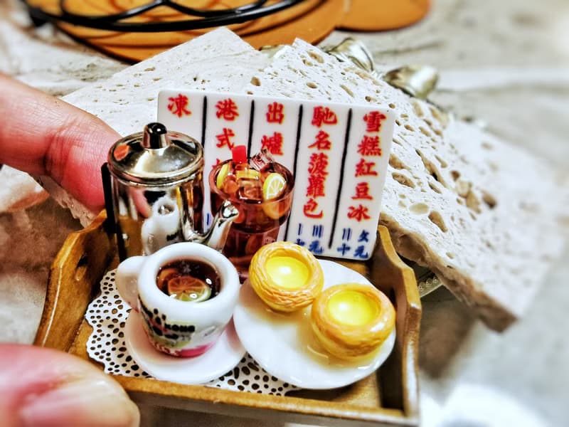 【原創港式手作】仿真香港茶餐廳微縮場景盒子