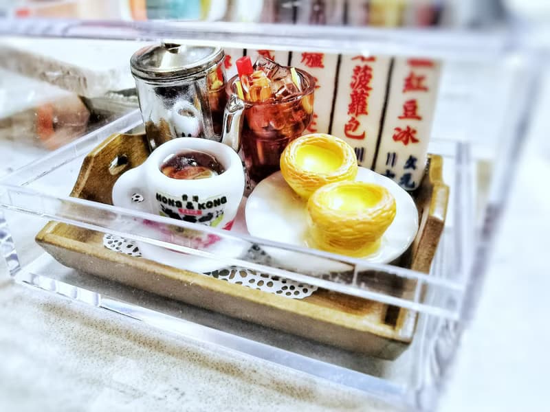 【原創港式手作】仿真香港茶餐廳微縮場景盒子