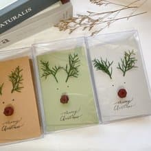 現貨48hr出貨/聖誕麋鹿卡片/聖誕節限定/聖誕卡片/手作卡片/麋鹿