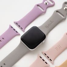 名入れ 【 AppleWatch シリコン バンド 】 アップルウォッチ ベルト シンプル ギフト HZ02U