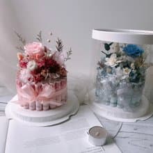 玫瑰永生花 鈔票花盒 有錢花