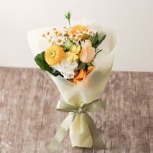 黃太陽可愛花束