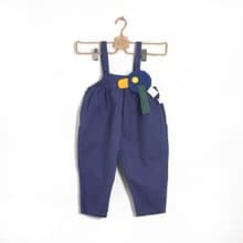 BIR童裝 | 插畫風吊帶褲 (黃/寶藍)