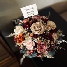 畢業花禮畢業花禮生日慶賀開幕大地暖色系開幕誌慶永生花玫