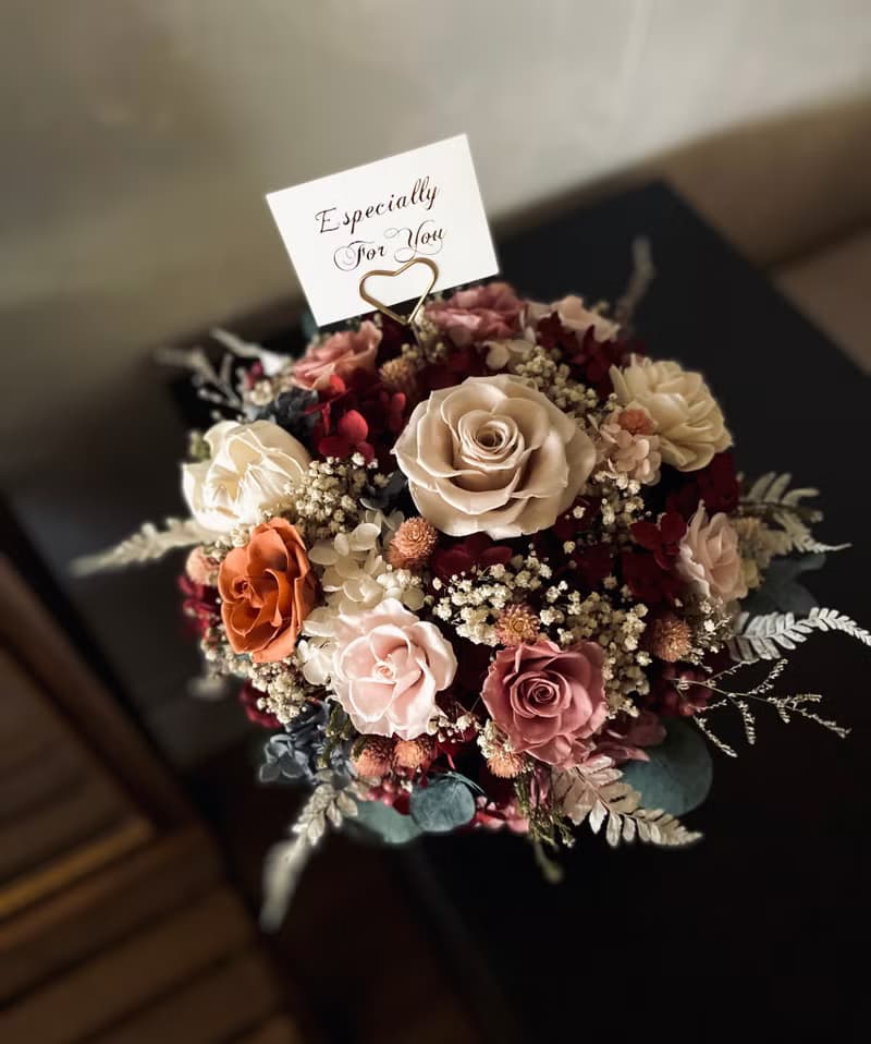 畢業花禮畢業花禮生日慶賀開幕大地暖色系開幕誌慶永生花玫