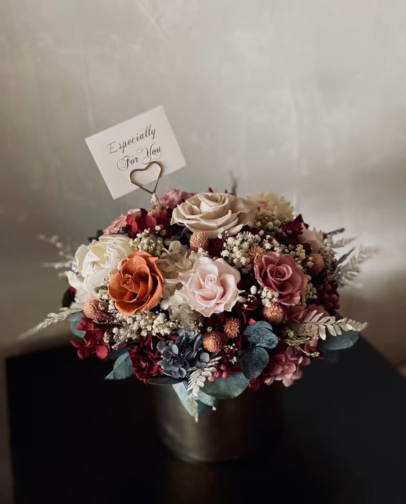 畢業花禮畢業花禮生日慶賀開幕大地暖色系開幕誌慶永生花玫