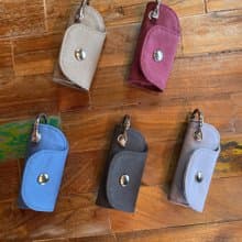 倉敷帆布キーケース　　スマートキーケース　ブラウン　ボルドー　ブルー　チョコレートブラウン　パープル