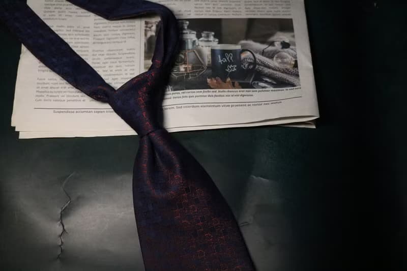 紫紅色三維空間立體領帶真絲商務紳士necktie